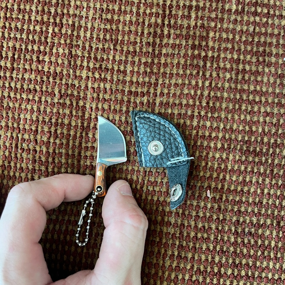Mini Handmade Pocket Tool w/ Sheathe